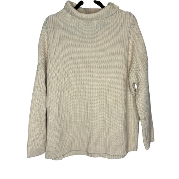 Naadam Merino Cashmere Fisherman Turtleneck - Picture 3 of 12